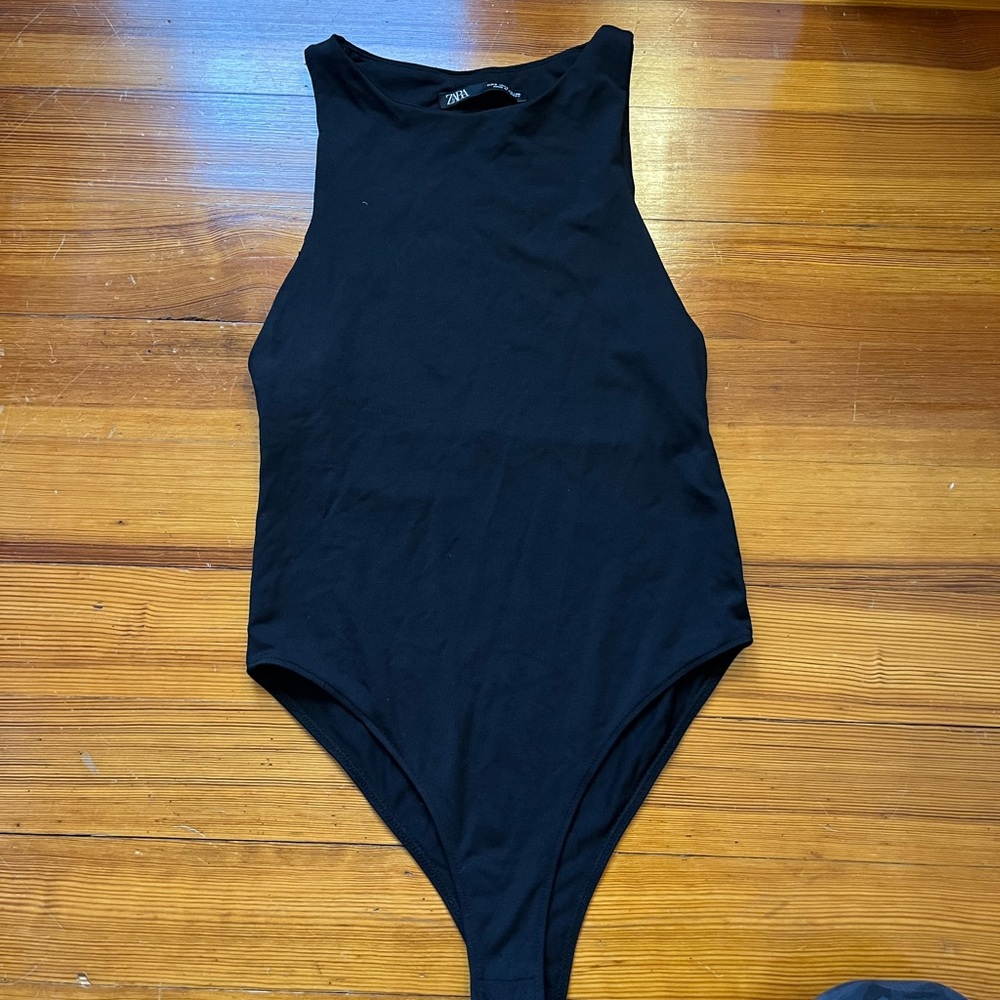 Zara black bodysuit
